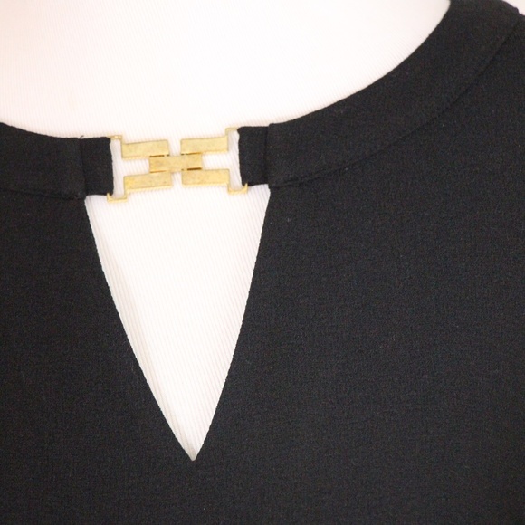 ATMOSPHERE Black Embellished Long Sleeve Dress - Picture 3 of 8